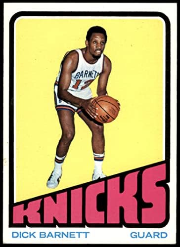 1972 Topps 52 Dick Barnett New York Knicks (Kosárlabda Kártya) EX/MT Knicks Tennessee St