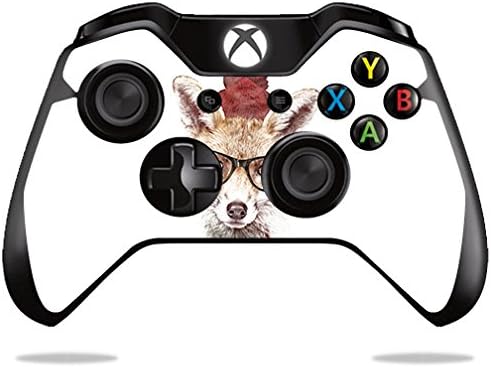 MightySkins Bőr Kompatibilis a Microsoft Xbox, vagy a One S Vezérlő - Hipster Fox | Védő, Tartós, Egyedi Vinil-wrap Borító