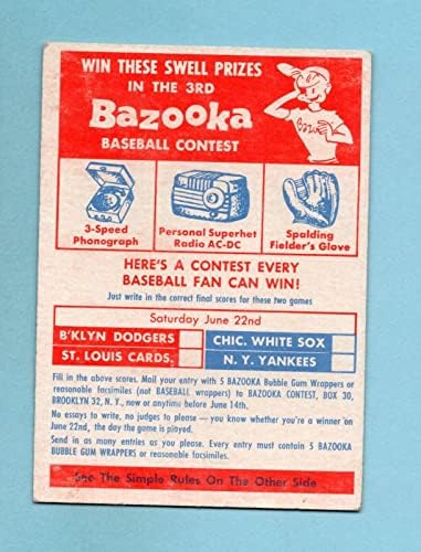 1957 Topps Verseny Baseball Kártya - szombat, június 22-én VOLT repedt volt a Baseball Kártyák