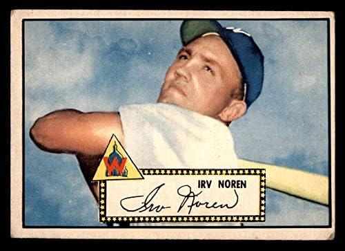 1952 Topps 40 Irv Noren Washington Senators (Baseball Kártya) VG Szenátorok