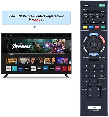 RM-YD096 Helyettesítő Távirányító Kompatibilis Sony Bravia TV KDL-50R550A KDL-60R510A KDL-60R520A KDL-60R550A KDL-60R551A