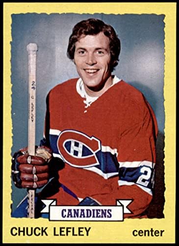 1973 Topps 154 Chuck Lefley Montreal Canadiens (Hoki-Kártya) NM/MT Canadiens