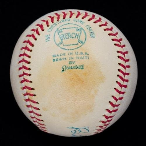 A Legjobb Ismert, Bucky Harris Egyetlen Aláírt OAL Baseball D. 1977 PSA & SZÖVETSÉG - Dedikált Baseball