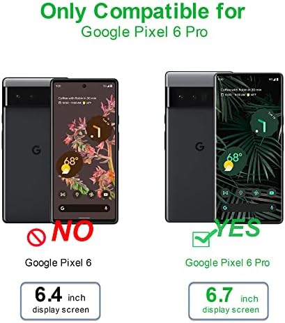 Arae Esetben a Google Pixel 6 Pro 6.71 inch, Prémium minőségű, Puha, Rugalmas TPU [karcálló] Telefon Esetében a Google Pixel