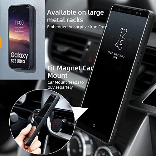 LITOU Kompatibilis a Samsung Galaxy S23 Ultra Telefon Esetében Tárca a Nők, Férfiak,Levehető Mágneses PU Bőr Flip Tárca az