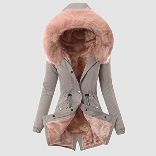 A téli Kabátok Női 2022 Plus Size Téli Kabát Hajtókáját Gallér, Hosszú Ujjú Kabát Vintage Sűrűsödik Kabát, Dzseki, Meleg,