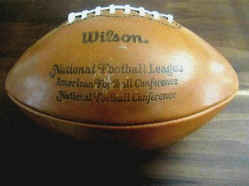 Bart Starr Green Bay Packers Hof Aláírt Auto Vintage Wilson Rozelle Labdarúgó Szövetség - Dedikált Focilabda