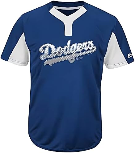 Los Angeles Dodgers Premier Sas Király Bázis Fiú Ifjúsági 2-Gombot Jersey (XL 18/20) Kék