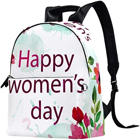 VBFOFBV Könnyű Alkalmi Laptop Hátizsák Férfiak, mind a Nők, Boldog Anyák Napi Virág