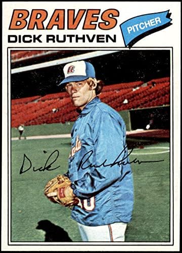 1977 Topps 575 Dick Ruthven Atlanta Braves (Baseball Kártya) NM/MT Bátrabbak
