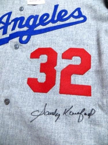 Sandy Koufax Aláírt Dedikált Mitchell & Ness Jersey 1963 Dodgers 44 L SZÖVETSÉG LOA - Dedikált MLB Mezek