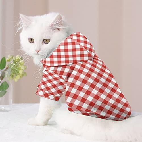 Aranyos Karácsonyi Macska Egy Darab Póló Divatos Kutya ruha Sapka Kisállat Kiegészítők