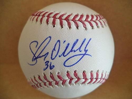 Shawn O ' malley Seattle Mariners/angyalok Aláírt Dedikált M. l. Baseball W/coa - Dedikált Baseball