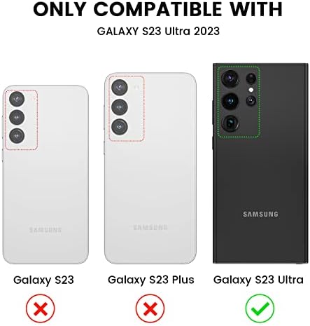 Goton Samsung Galaxy S23 Ultra Kamera Lencséjét Védő, HD Üveg Fém Lencse Képernyő Védő Fedelet A Galaxy S23 Ultra 5G Tartozékok