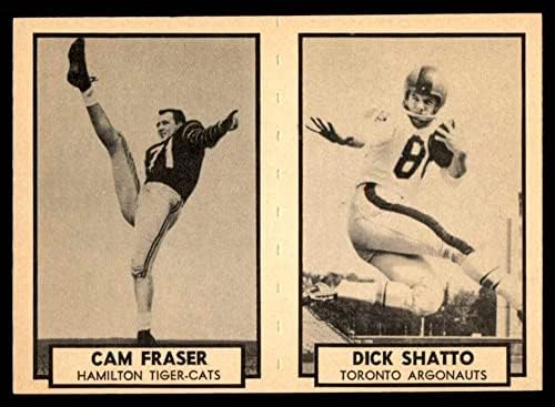 1962 Topps Cam Fraser/Dick Shatto (Foci Kártya) EX