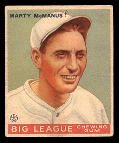 1933 Goudey 48 Marty McManus Boston Red Sox (Baseball Kártya) FAIR Red Sox