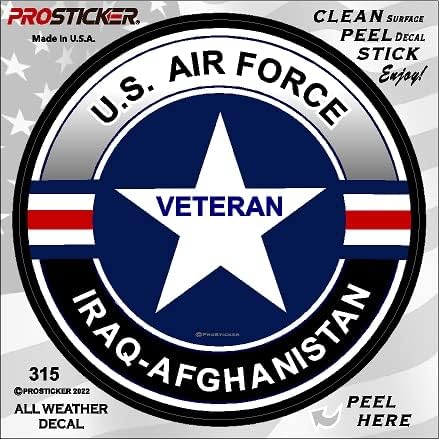 ProSticker 315 (Egy) 4 Az Egyesült Államok Légiereje Iraki, Afganisztáni Veterán Matrica