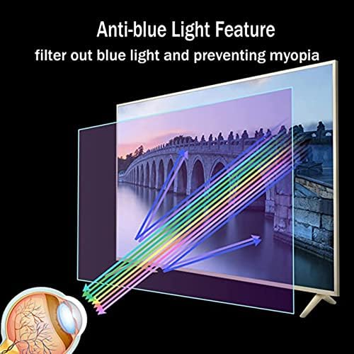 KELUNIS Anti-Kék Fény Tükröződésmentes Fólia TV Képernyő Védő védőszemüveg Anti-UV/Anti-Semmiből Film Segít, Hogy Jobban