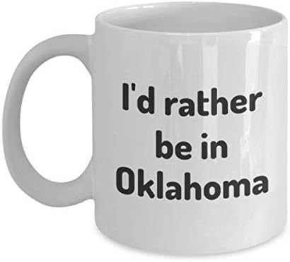 Inkább Oklahoma Tea Csésze Utazó Munkatársa, Barátja Haza Állami Ajándék Bögre Jelen