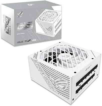 ASUS ROG Strix 850W Fehér Kiadás TÁPEGYSÉG, Tápegység (ROG heatsinks, Axiális-tech Fan Design, Kettős Ball Fan Csapágyak,