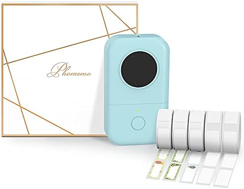 Phomemo D30 Hordozható feliratozógép Gép 5 Szalagok Ajándék Szett, Bluetooth Címke Nyomtató iPhone & Android Telefon, Mini