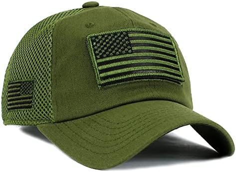 USA Amerikai Zászló Kalap Taktikai Üzemeltető Levehető Zászló Javítás Katonai Stílus Mikro-Háló Baseball Sapka