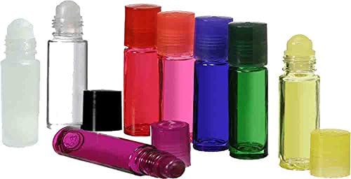 10 ml. Üveg Roll Üveg. Tökéletes Illóolajok, Aromaterápia, Parfüm, valamint Köln. Műanyag Henger Színes vagy Átlátszó Alapján