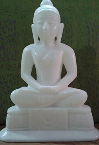 Jain Hindu Isten Parshvanath Mahaveer Swami Idol 9 Inch