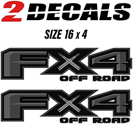 FX4 Off Road Matrica USA-ban a Fekete Zászló Matrica Csere F 150 Éjjeli Jelkép a 4x4-es Teherautó Super Vám (FX4 Off Road