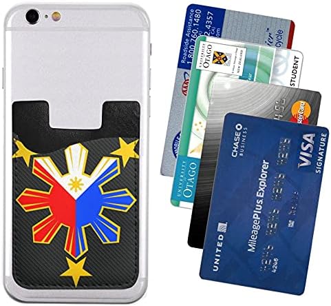 Fülöp-szigeteki Zászló 21-2 mobiltelefon-Kártya Hoder Ujjú Pu Bőr Vissza az iPhone