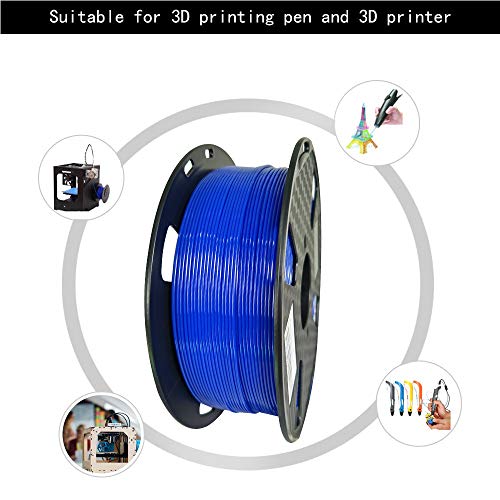 KEHUASHINA 3D-s Nyomtató PETG Végtelen 1.75 mm 1kg Fényes, Kék Orsó Tökéletes, Hogy a Szobor 3D-s Nyomtató Tartozék +-0.05