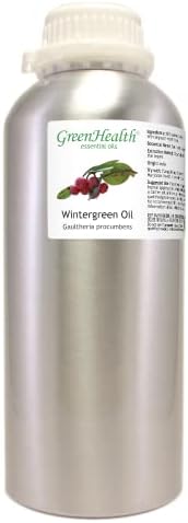 Wintergreen – 32 fl oz (946 ml) Alumínium Palack w/Plug Cap – - os Tisztaságú illóolaj – GreenHealth
