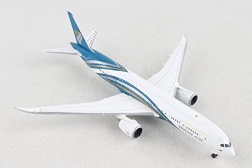 Herpa 535823 Omán Levegő Boeing 787-9 Dreamliner-A4O-SF Repülőgép Épület Kicsinyített Modellek Gyűjthető, Tarka