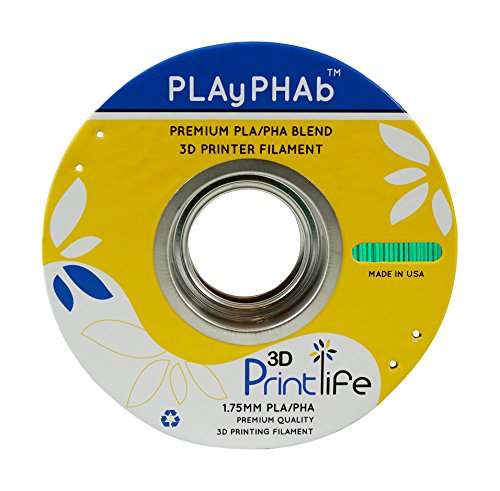 3D Printlife PLAyPHAb Nagy Szilárdságú PLA/PHA 1.75 mm Szürke 3D-s Nyomtató Szálban, méretpontosság