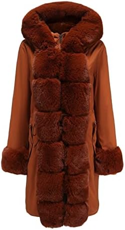 A téli Kabátok Női Plus Size Téli Kabát Kabát Vastag Outwear Plüss Bélelt Kapucnis Kabát, Meleg viharkabát