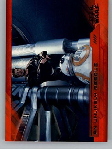 2018 Topps Star Wars-Az Utolsó Jedi Sorozat 2 Piros 55 Egy Valószínűtlen Mentő SER/199 Trading Card Nyers (NM Közelében