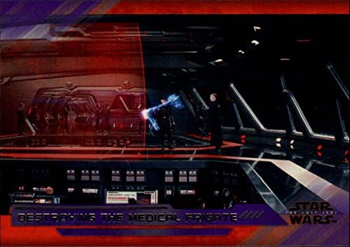 2018 Topps Star Wars-Az Utolsó Jedi Sorozat 2 Lila 52 Tönkreteszi az Orvosi Fregatt Trading Card Nyers (NM Közelében Menta