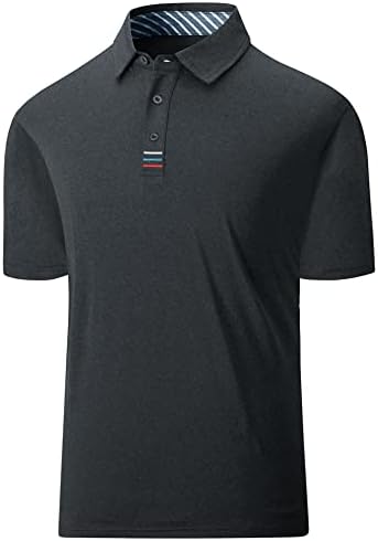 SWISSWELL Golf Pólók Férfi Nedvesség Wicking Rövid Ujjú Klasszikus Roham Teljesítmény Polo Shirt Tennis Ingek