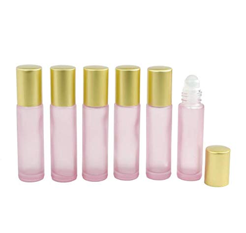 Grand Parfums 10ml, 1/3 oz, Matt Blush Rose-Rózsaszín Üveg Görgős Üveg, Nagy Ajándékozás, Parfüm, Kölni, Illóolajok, & Tinktúrák
