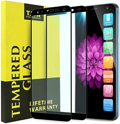 TJS [2-Pack] az LG K40/LG K12 Plus/LG X4/LG Solo LTE/LG Harmónia 3/LG Xpression Plusz 2 [Teljes Képernyő Lefedettség][Edzett