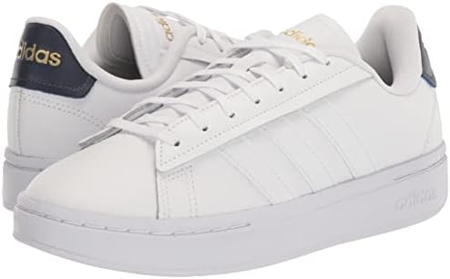 adidas férfi Grand Bíróság Alfa Cipő, Fehér/Fehér/Árnyék Haditengerészet, 9.5 MINKET