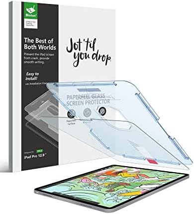 Bioton Paperfeel Üveg kijelző Védő fólia Kompatibilis iPad Pro 12.9 6. / 5. / 4. / 3. Generációs(2022 & 2021 & 2020 & 2018-As