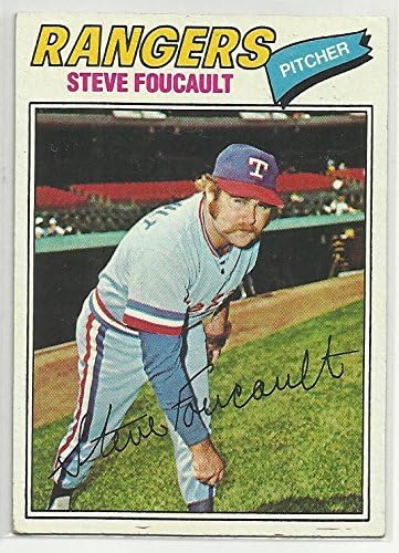 Steve Foucault Vagyok 1977 Topps Baseball Kártya 459 Texas Rangers