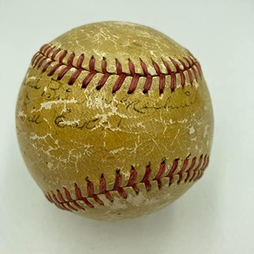 Bill McKechnie Egyetlen Aláírt 1946 Nemzeti Liga Frick Baseball SZÖVETSÉG COA HOF - Dedikált Baseball