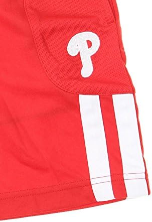 adidas MLB Philadelphia Phillies Kis Fiúk Gyerekek Ütő Választás Nadrág, Vörös