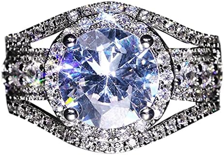 Gyémánt Gyűrű Női Gyűrű Női Társa Gyűrűk Ujját Gyűrűk Vintage Gyűrű Klasszikus Ékszerek, Lányok, Hölgyek, Esküvői Ajándékok
