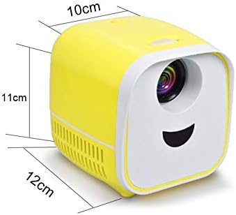 LIANXIAO - Projektor, Hordozható Projektor Gyerekeknek LED-es Zseb Projektor 1080p Támogatott, Kompatibilis TV Stick/USB/AV/TF/HDMI/PS4/Kapcsolót,