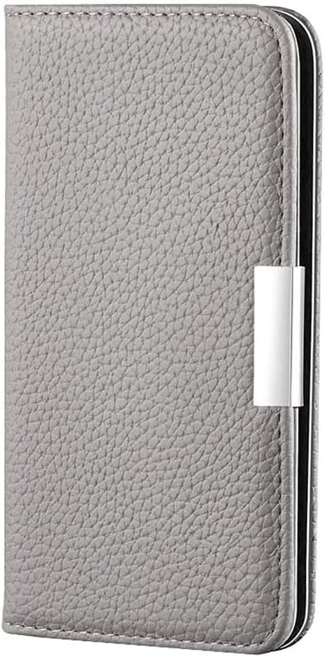 BNEGUV Mágneses Flip Telefon Esetében a 2 Kártya Slot, Bőr Licsi Minta Ütésálló Fedezni Apple iPhone 12 Mini (2020) 5.4 Inch,