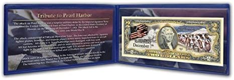 A Máté Menta Jefferson Két Dollár Bill Pearl Harbor-I Megemlékezés