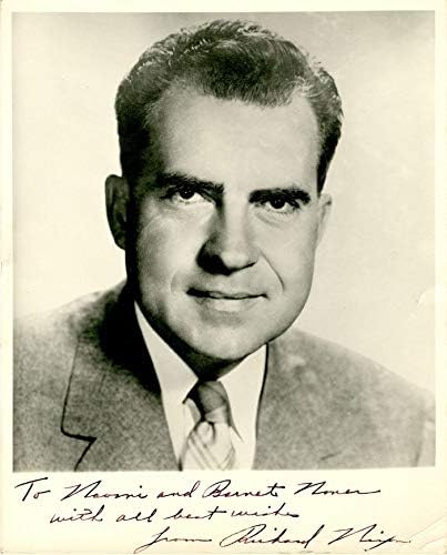 Fénykép által aláírt Richard Nixon